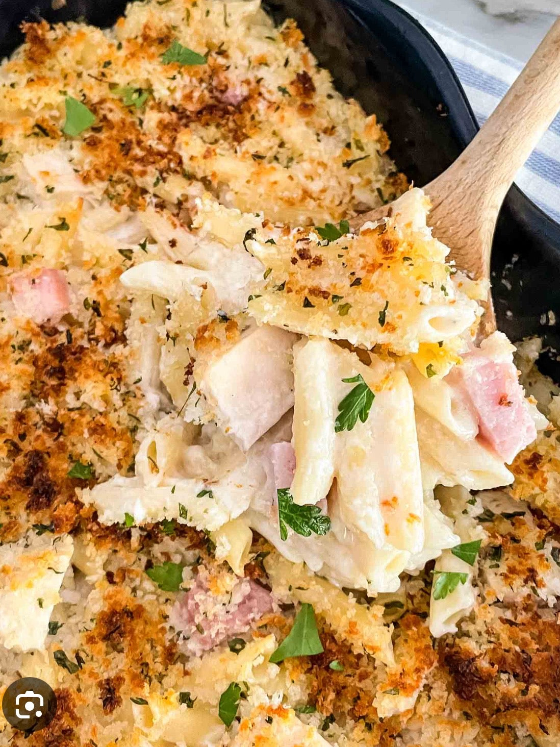 Frozen Family Meal - Chicken Cordon Bleu Casserole