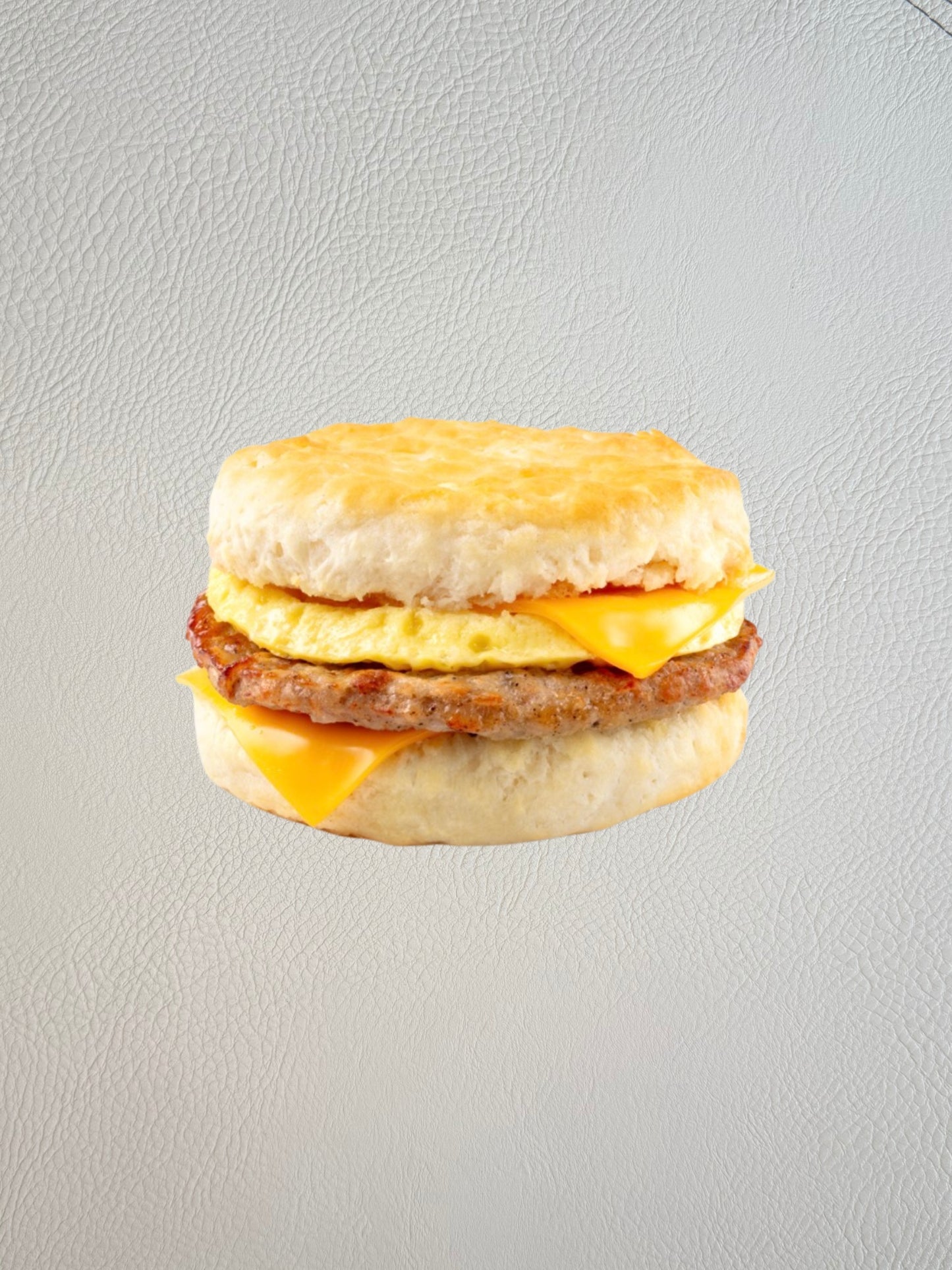 Turkey Sausage Biscuit Breakfast Sandwich