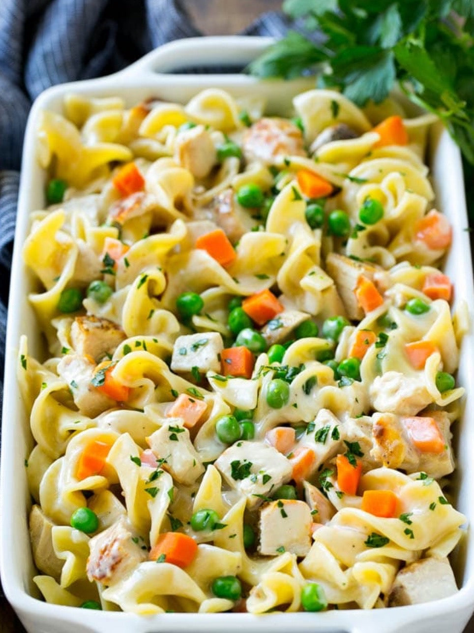 Frozen Family Meal - Simple Chicken Noodle Casserole
