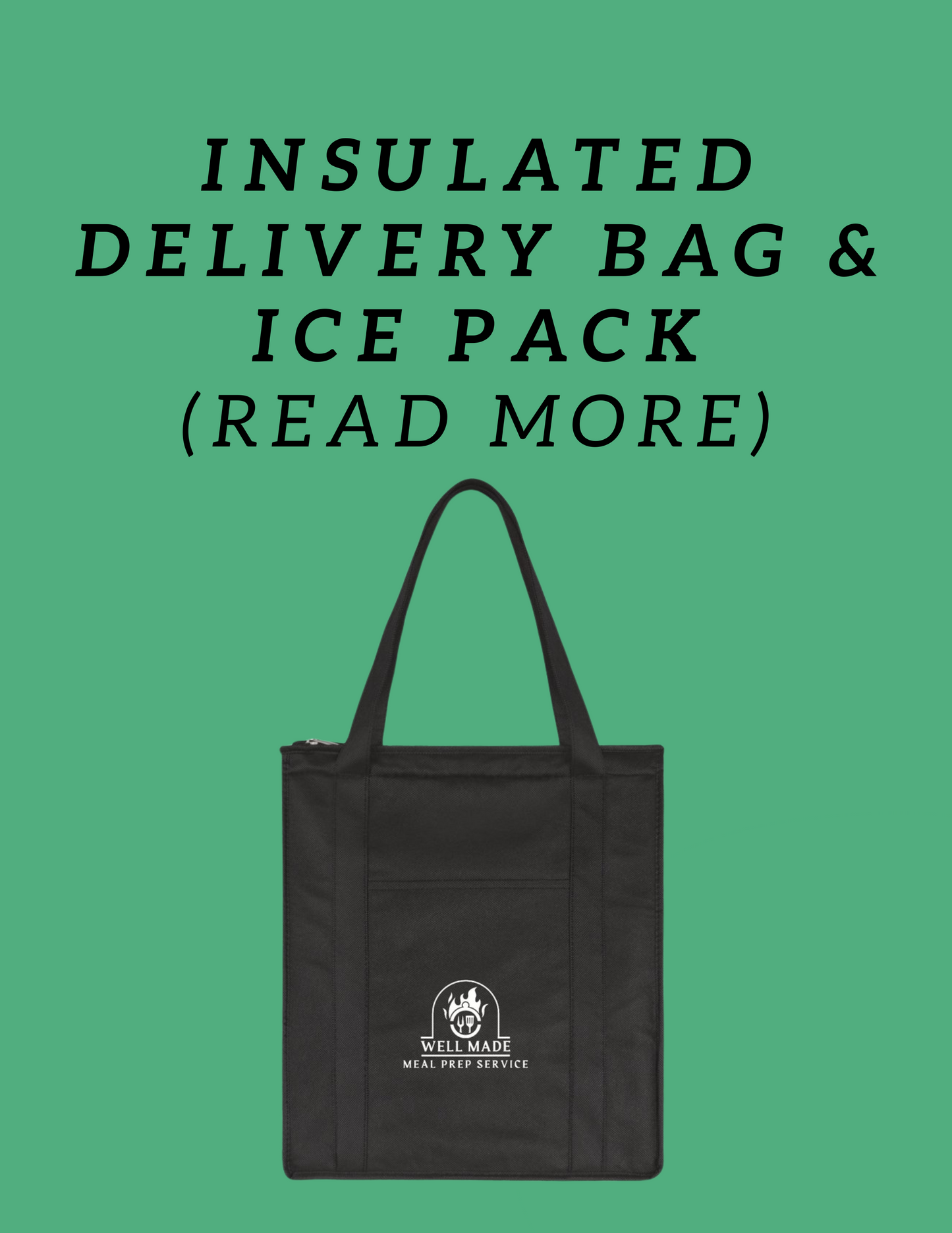 Insulated Delivery Bag & Ice Pack