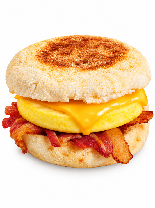 Bacon English Muffin Breakfast Sandwich