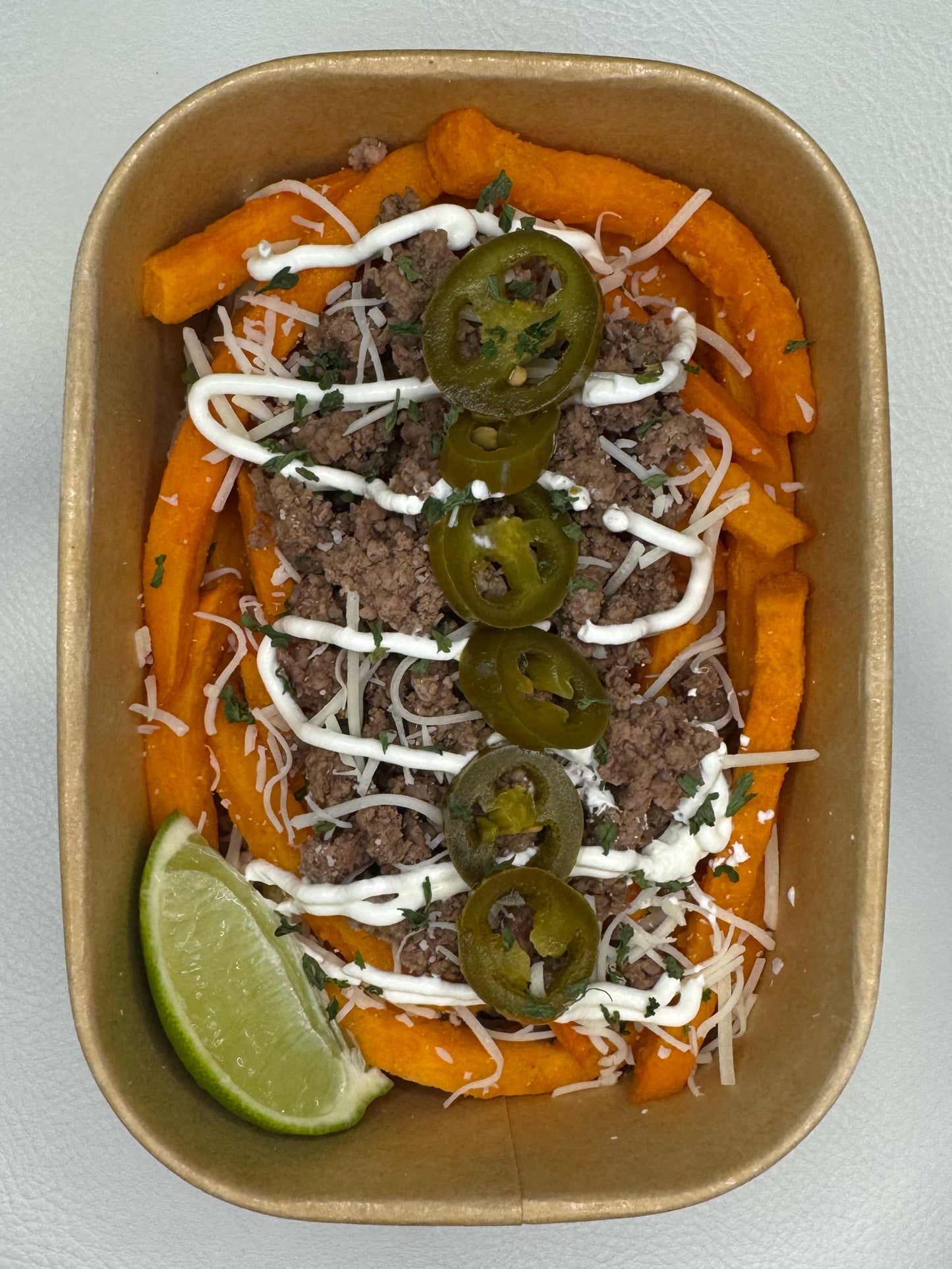 Loaded Nacho Sweet Potato Fries (GF)