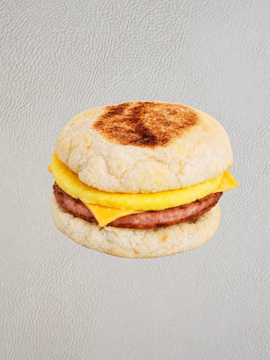 Ham English Muffin Breakfast Sandwich