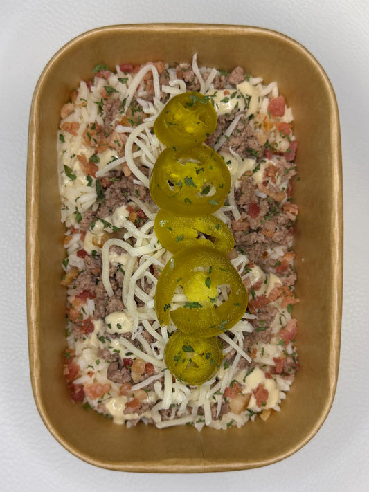 Jalapeno Popper Burger Bowl (GF)
