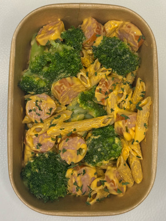 Cheesy Sausage & Broccoli Skillet